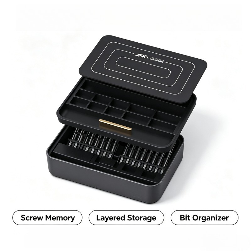 Magnetic Parts Tray - Zestaw bitów do wkrętarki JIMIHOME, stal
