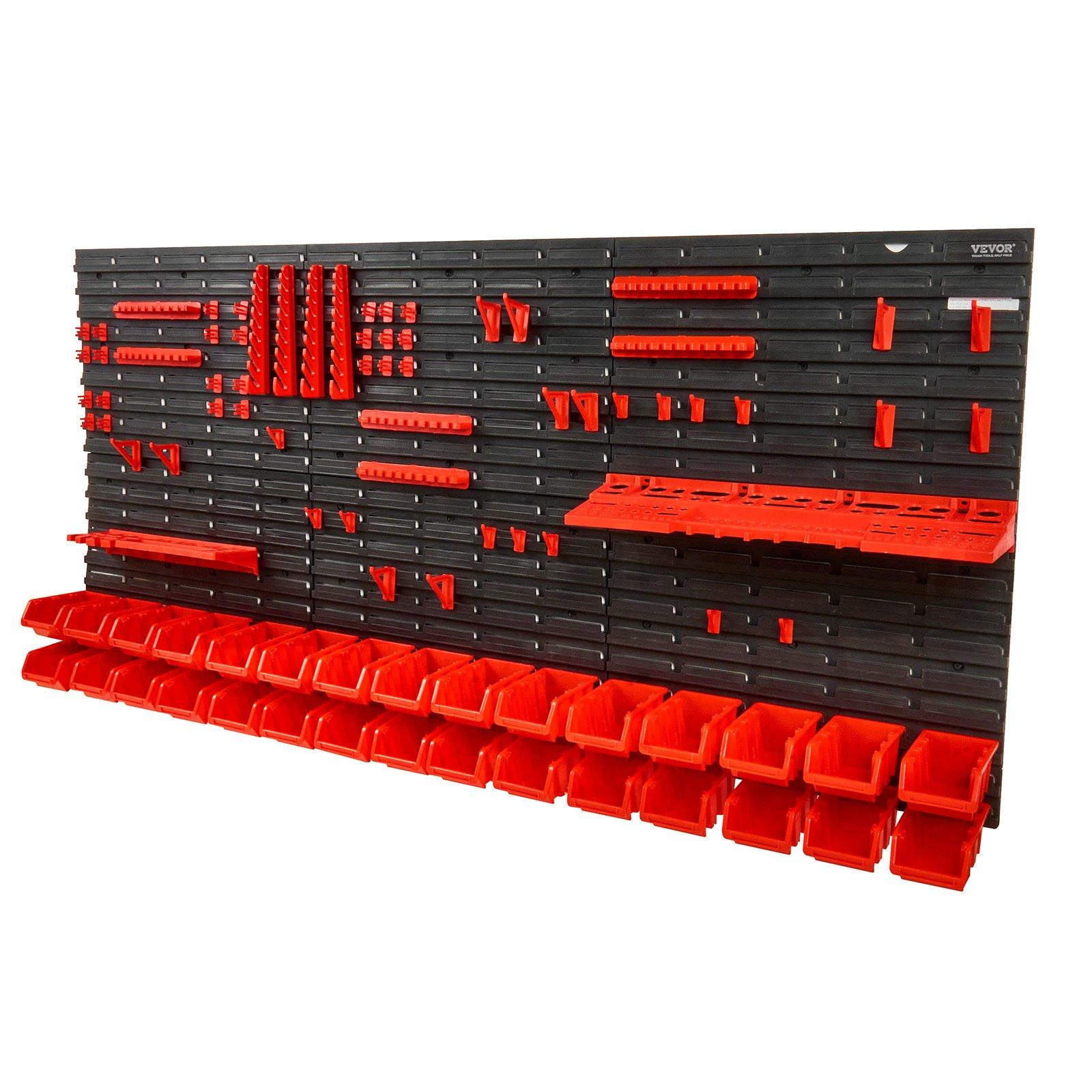 Workshop Tools Organizer - Półka ścienna z 30 przegródkami na