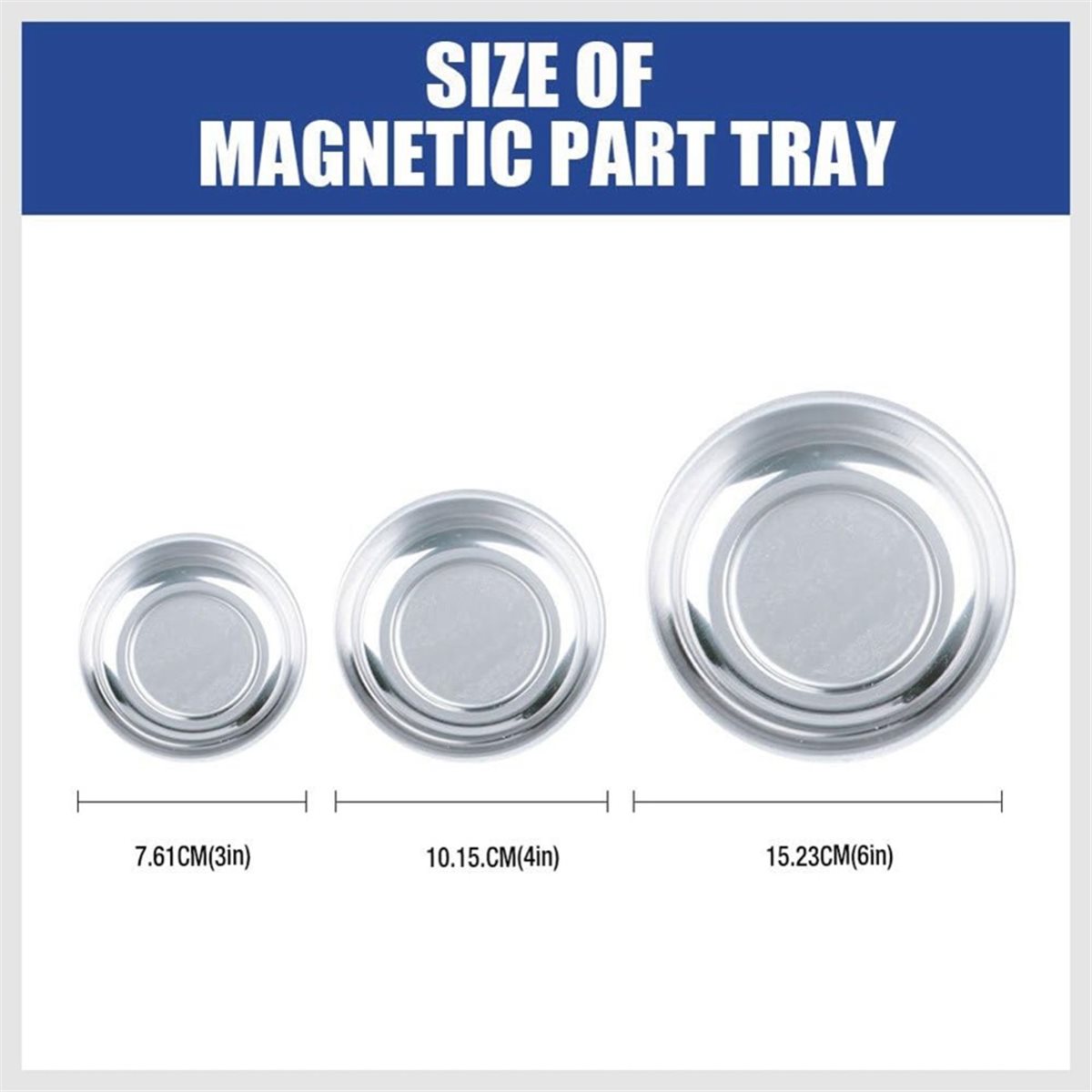 Magnetic Parts Tray - DT38 3 szt. Magnetyczna Taca Okrągła