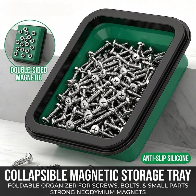 Magnetic Parts Tray - Magnetyczna tacka silikonowa z przegródkami na
