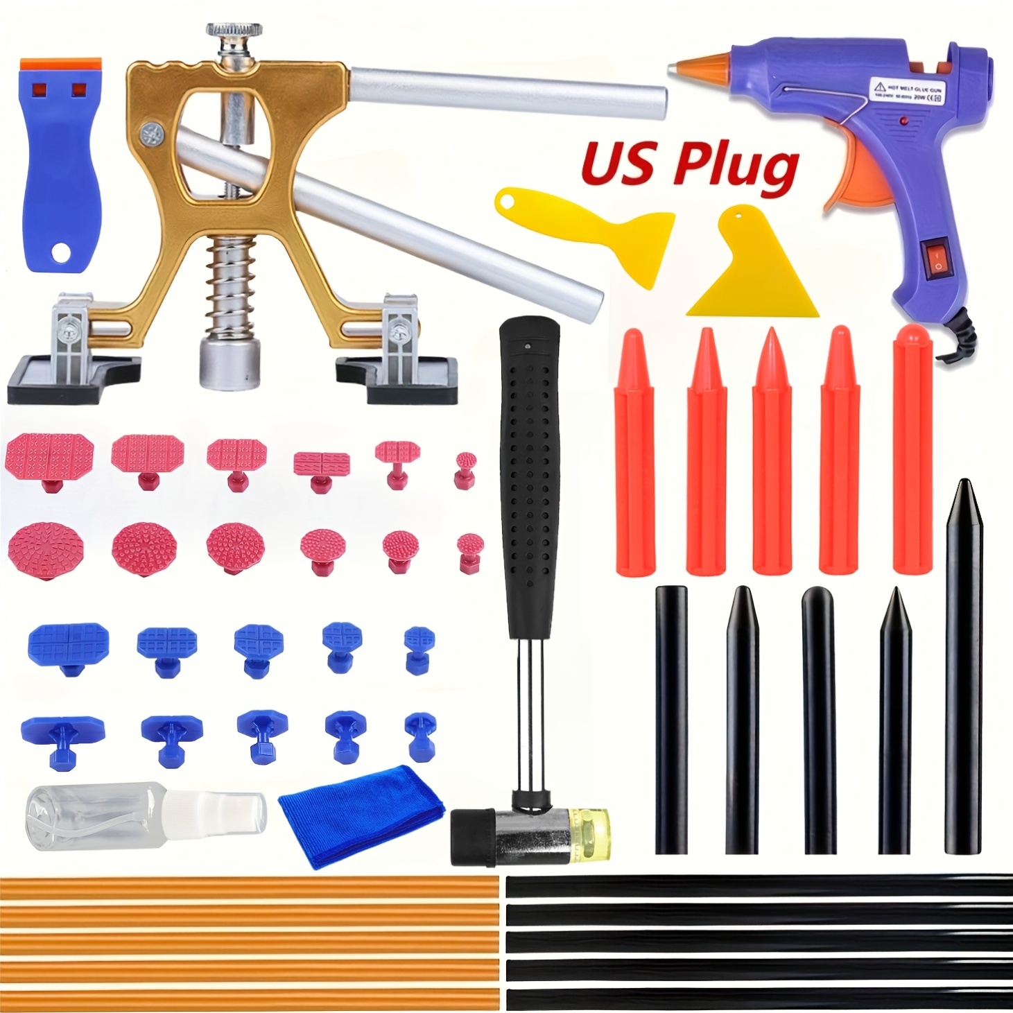 Mechanical Tools In Workshop - Nowy Regulowany Zestaw do Naprawy Wgnieceń